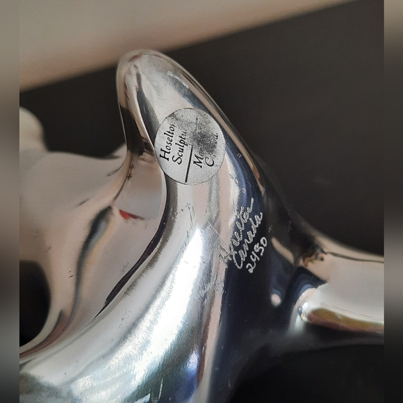 Vintage Hoselton Polished Aluminum Sculpture Kangaroo RARE - Picture 10 of 10